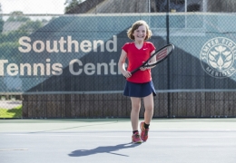 Southend Tennis Centre. 17th April 2018. Photograph by Dallas Kilponen